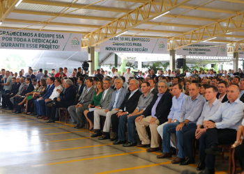 EXPOMEAT 2021 O grupo São Salvador Alimentos (SSA) inaugurou a nova e moderna fábrica em Nova Veneza/GO, a 40 quilômetros de Goiânia, a empresa já investiu nesta primeira etapa R$255 milhões de um total de...