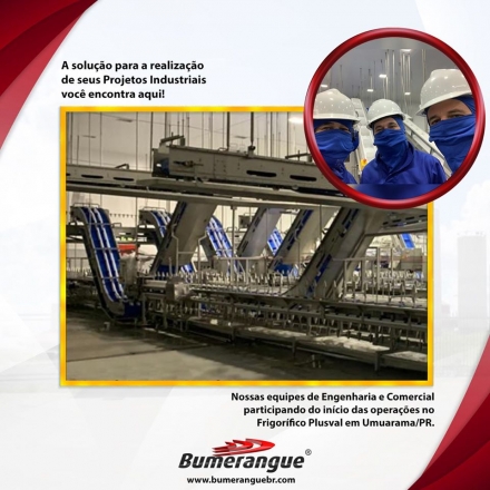 EXPOMEAT 2022 - lll Feira Internacional da Indústria de Processamento de Proteína Animal e Vegetal A parceria e solução perfeita para seu processo industrial você encontra na Bumerangue. Além da qualidade e tecnologia,...