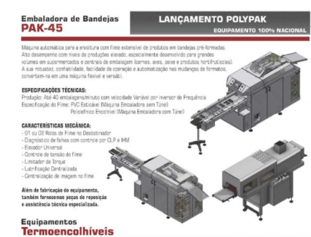 EXPOMEAT 2021 - lll Feira Internacional da Indústria de Processamento de Proteína Animal e Vegetal Primeiro túnel para embalar bandejas 100% nacional, sistemas de transportes e automação, armadoras de caixa, equipamentos...