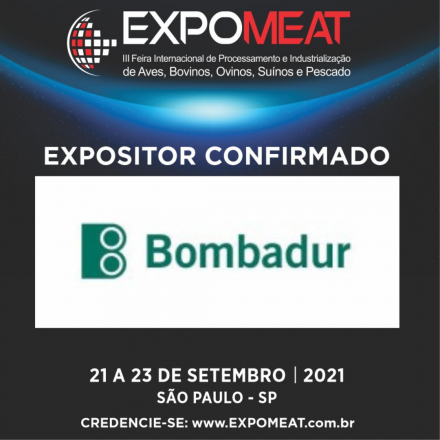 EXPOMEAT 2021 - lll Feira Internacional da Indústria de Processamento de Proteína Animal e Vegetal Bombadur projeta e desenvolve bombas para recirculado de gás refrigerante, estendendose em seguida para a transferência de gases...